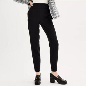 Nine West Pull-On Straight Black Ankle Pants NWT